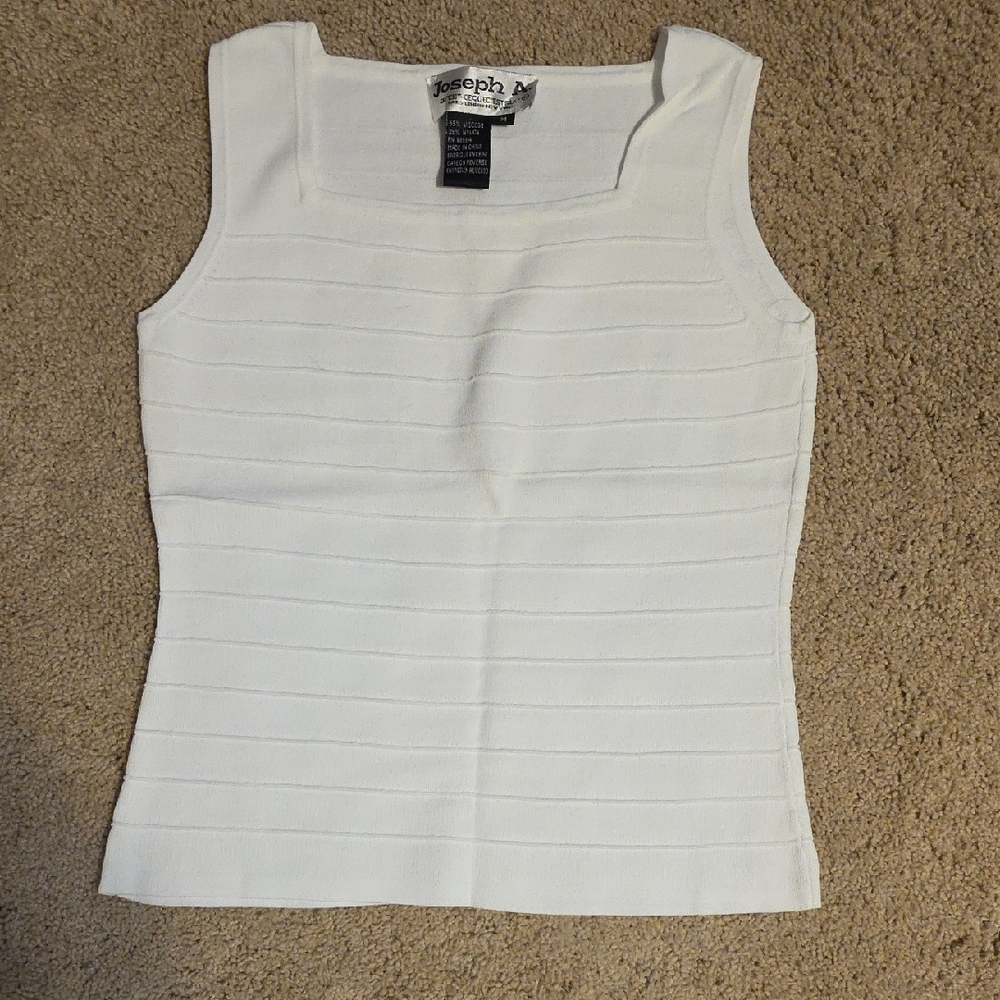 Joseph Classic White Tank Top